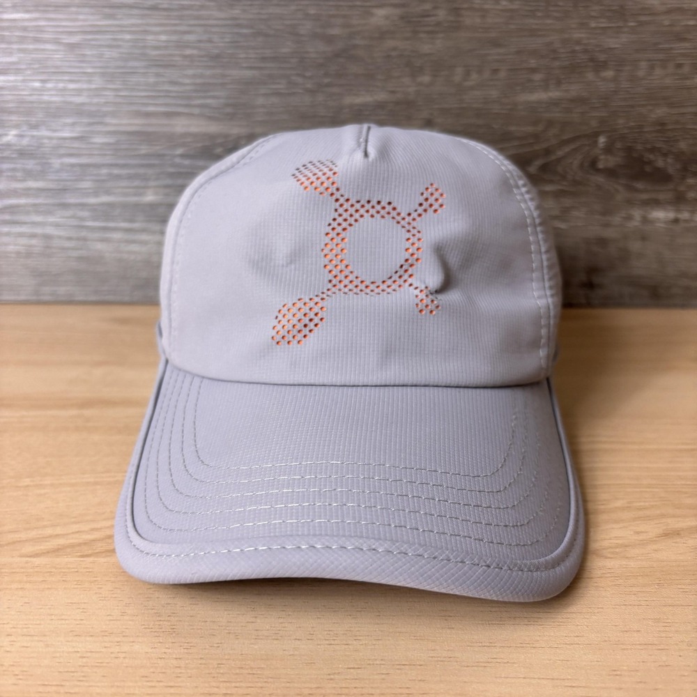 Orange Theory Fitness Hat Cap Strap Back Gray Orange More Life Mens Athletic